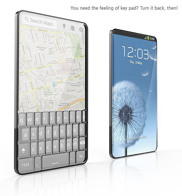 Bubble Touch: The Smartphone With 2 Keyboards To Match Your Mood