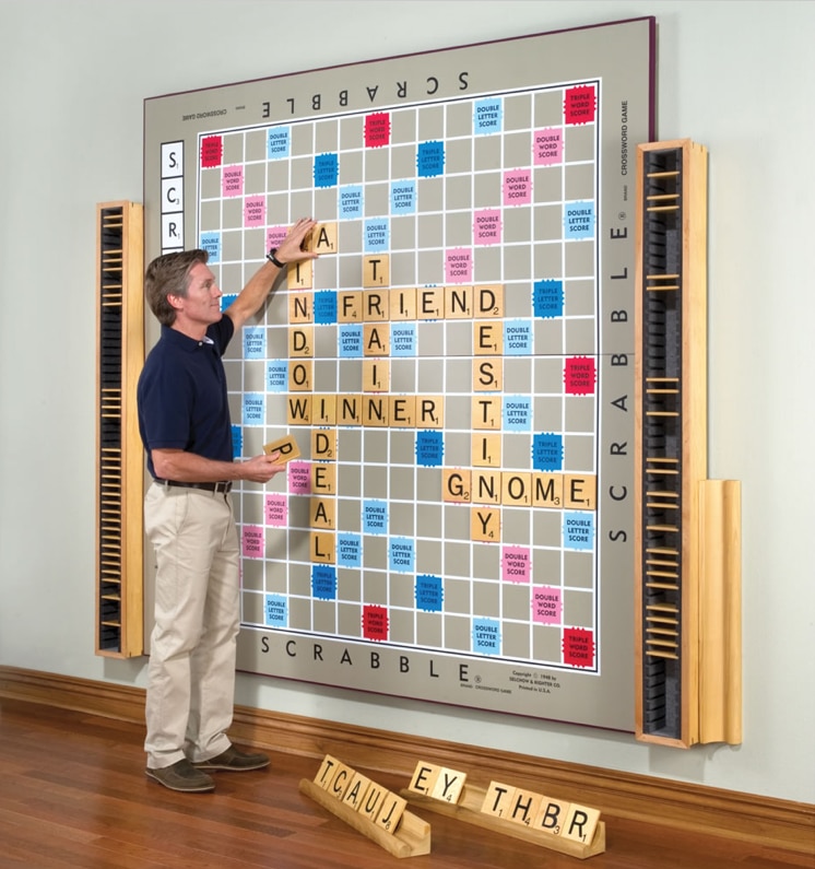 World’s Largest Scrabble Game Is A Handcrafted Work Of Art