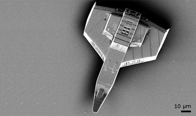 Microscopic 3D Printer Prints Weapons Smaller Than A Grain Of Sand