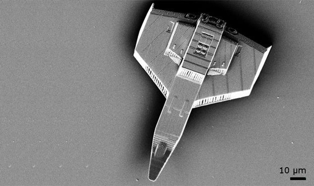 Microscopic 3D Printer Prints Weapons Smaller Than A Grain Of Sand