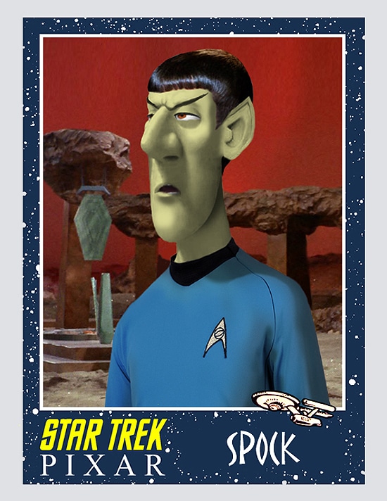 Star Trek Characters & Aliens As Imagined By Pixar