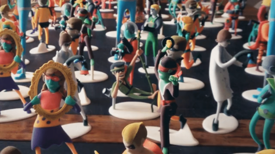 3D Printed Action Figures That Replace Business Cards