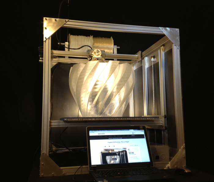 Gigabot 3D Printer Allows Insane 24-Cubic Inch Objects To Be Printed Gigabot 3D Printer Allows Insane 24-Cubic Inch Objects To Be Printed