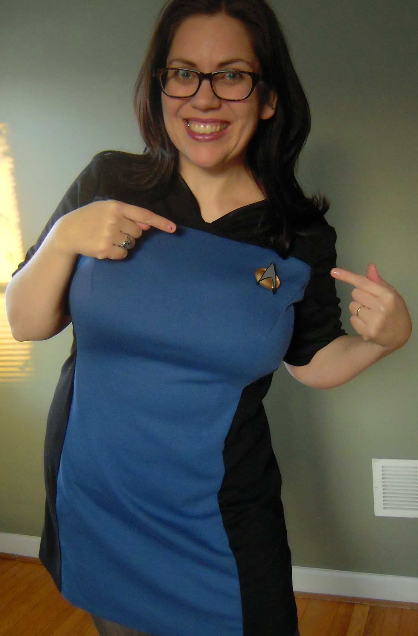 Join Starfleet: Make Your Own Star Trek TNG Skant Uniform Join Starfleet: Make Your Own Star Trek TNG Skant Uniform