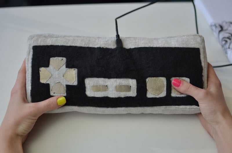 DIY Video Game Controller Couch Pillow That Actually Works