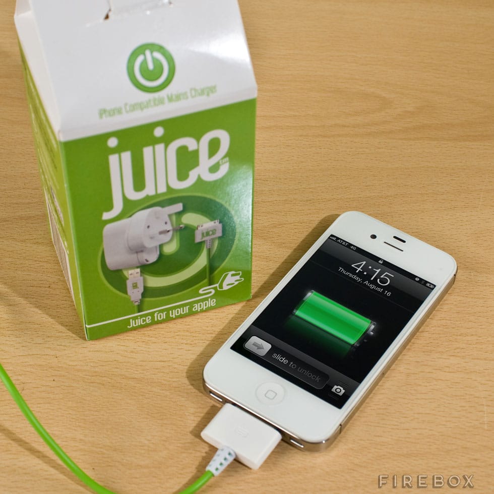 The Juice Box Smartphone Charger Will Get Your Juices Flowing The Juice Box Smartphone Charger Will Get Your Juices Flowing