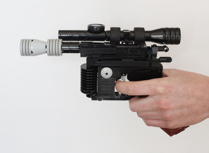 The Legendary Han Solo DL-44 Heavy Blaster Recreated In LEGO The Legendary Han Solo DL-44 Heavy Blaster Recreated In LEGO