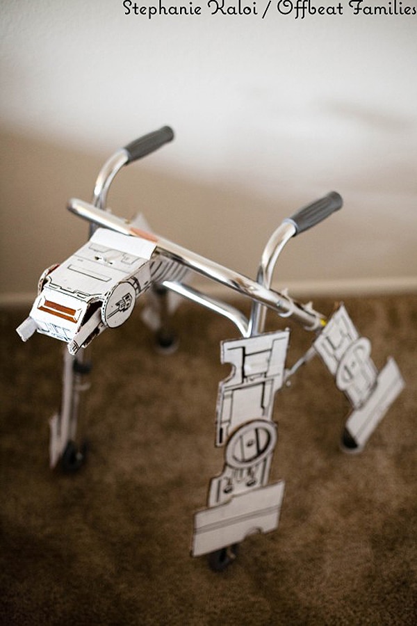 4-Year-Old Boy Recovers Easier With A Custom Star Wars AT-AT Walker