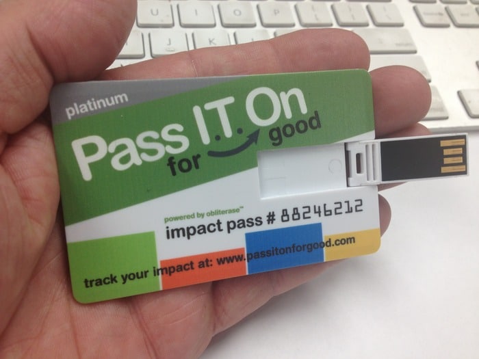 USB Wipe Card Helps To Recycle & Pass Your Computer Forward USB Wipe Card Helps To Recycle & Pass Your Computer Forward