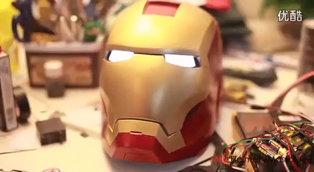 Fully Functional Electrical Iron Man Mask Creation [Video]