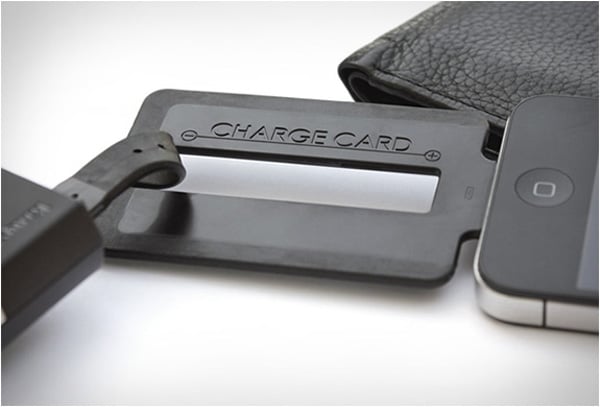 ChargeCard: Smartphone USB Cable That Slips In Your Wallet Like A Card