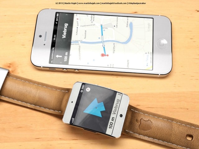 Rumored iWatch Concept Showcases Slim Maps UI Rumored iWatch Concept Showcases Slim Maps UI