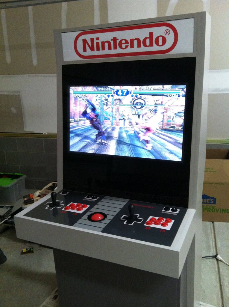 Nintendo Themed Arcade Cabinet Epically Retrofies Your Life Nintendo Themed Arcade Cabinet Epically Retrofies Your Life