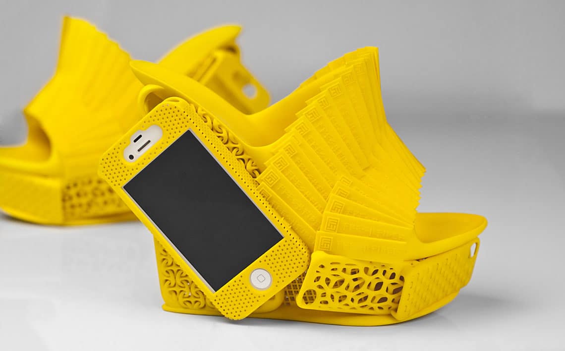 3D Printed Heels Sport A Smartphone Case For Safe Keeping 3D Printed Heels Sport A Smartphone Case For Safe Keeping