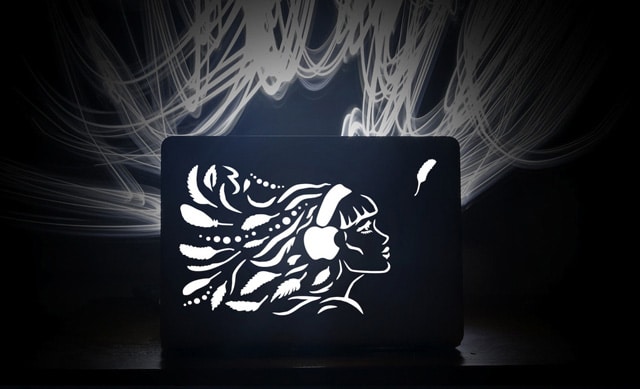 Turn Your MacBook Backlight Into A Laser Etched Unique Work Of Art