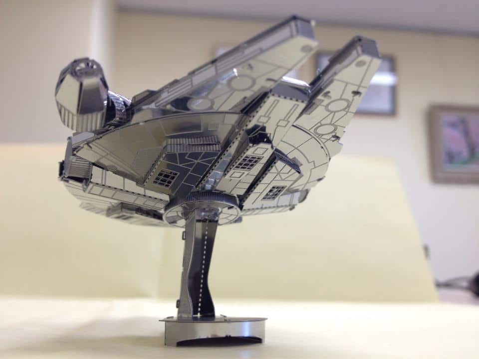 Laser-Cut Sheet Metal Star Wars Millennium Falcon Model Kit Laser-Cut Sheet Metal Star Wars Millennium Falcon Model Kit