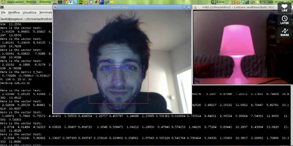 Interactive Mood Lamp Changes Color Based On Your Facial Expressions Interactive Mood Lamp Changes Color Based On Your Facial Expressions