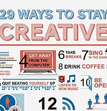 29 Ways To Keep Your Creative Juices Flowing Every Day [Chart]