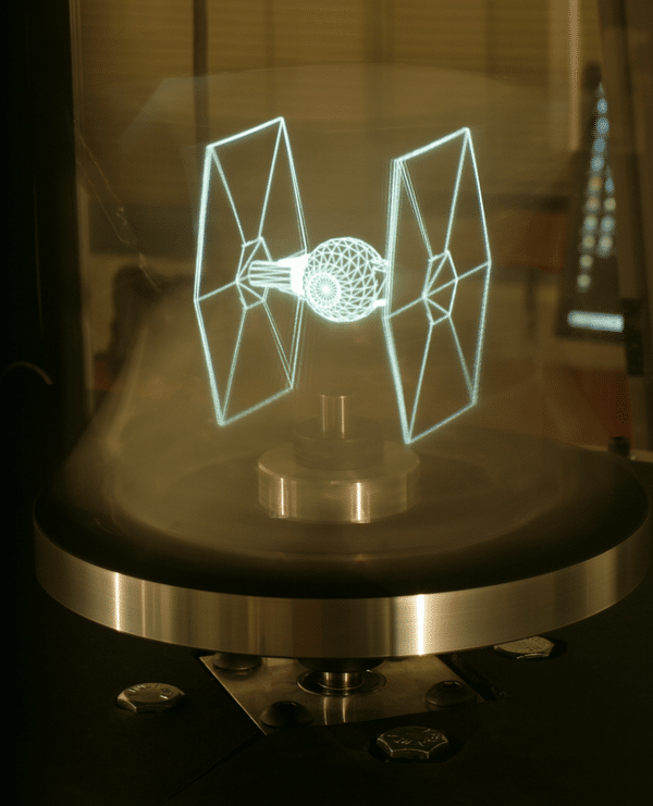 New 3D Holographic Technology Brings Tie Fighters To Life