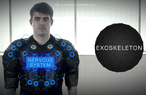 Futuristic Gaming Suit Adds Real Impact For Gamers Futuristic Gaming Suit Adds Real Impact For Gamers
