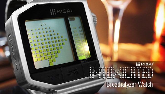 Breathalyzer Watch Knows If You Should Get A Ride Home Or Call A Cab Breathalyzer Watch Knows If You Should Get A Ride Home Or Call A Cab