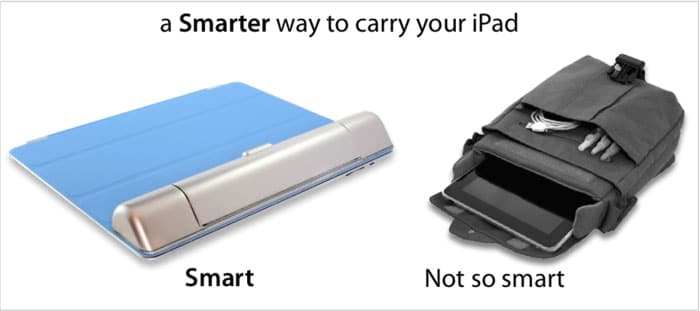 Secret Storage Compartment For iPad Doubles As Wrist Support Secret Storage Compartment For iPad Doubles As Wrist Support