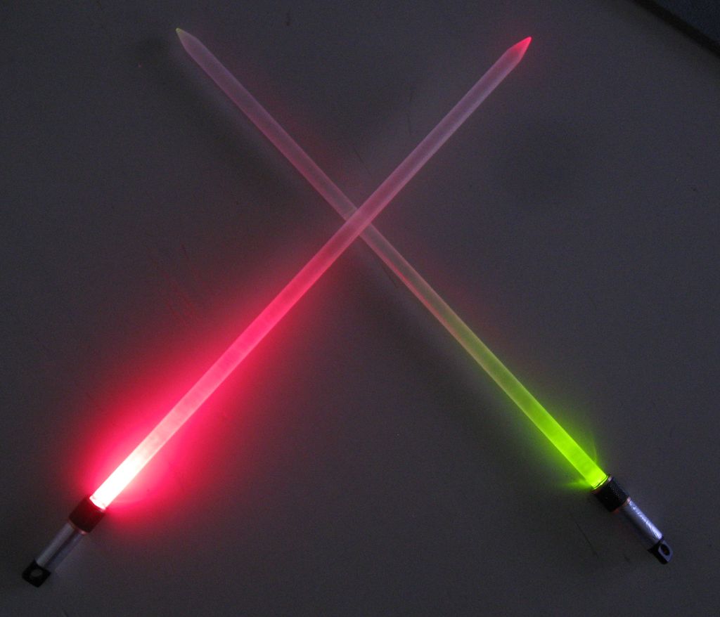 Fight The Dark Side With The Lightsaber Knitting Needles Fight The Dark Side With The Lightsaber Knitting Needles