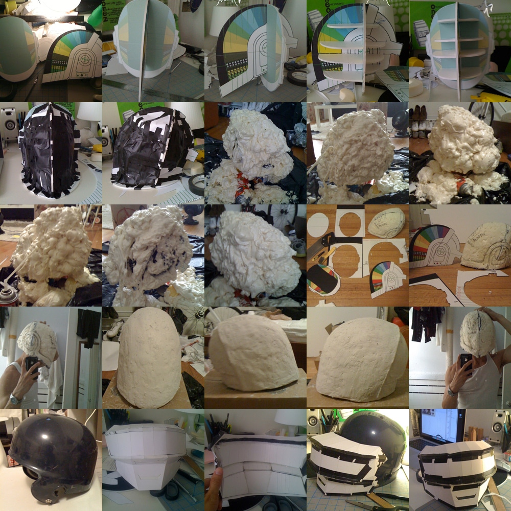 Daft Punk Helmet’s 3-Month Creation Process Study In Images Daft Punk Helmet’s 3-Month Creation Process Study In Images