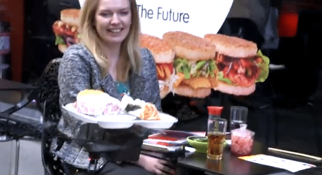 Restaurant Introduces Tableside Flying Delivery Of Food By Drone