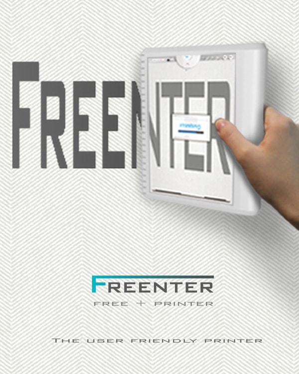 Freenter: First Digital Hand-Held Wallpaper Printer