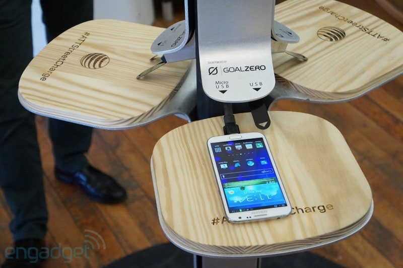 Solar Powered Smartphone Charging Stations In NYC Parks Starting Today Solar Powered Smartphone Charging Stations In NYC Parks Starting Today
