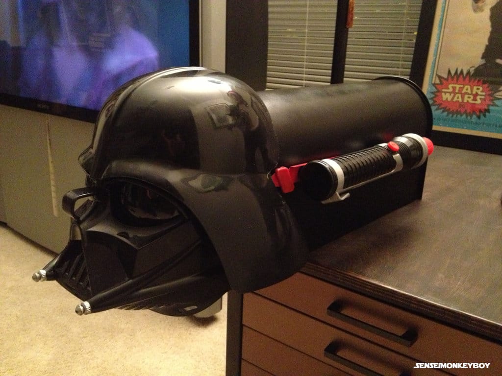 Darth Vader Custom Mailbox For The Extreme Star Wars Fan