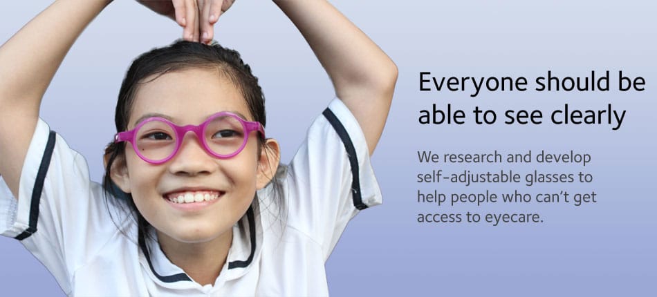 Self-Correcting Glasses Let Kids Adjust Their Own Glasses Prescription Self-Correcting Glasses Let Kids Adjust Their Own Glasses Prescription