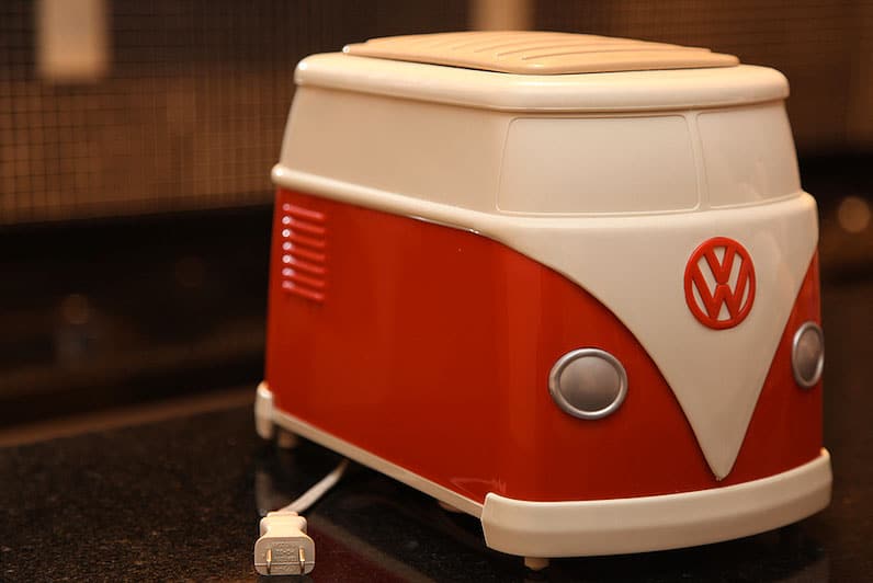 Rare VW Bus Toaster And Toast For Your Next Hippie Inspired Breakfast