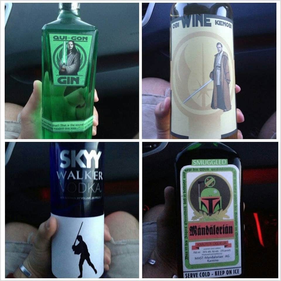 4 Star Wars Liquor Bottles Created In A Galaxy Far, Far Away 4 Star Wars Liquor Bottles Created In A Galaxy Far, Far Away