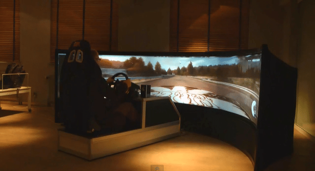 World’s Largest Curved Gaming Screen Spans 160 Degrees