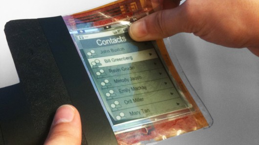 Researchers Unveil Flexible Smartphone Bend Gesture Interface Researchers Unveil Flexible Smartphone Bend Gesture Interface