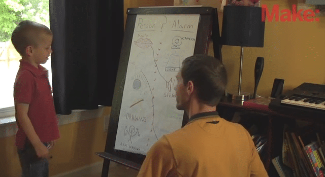 Dad Creates Awesome Intruder Alarm So Son Can Keep His Brother Out