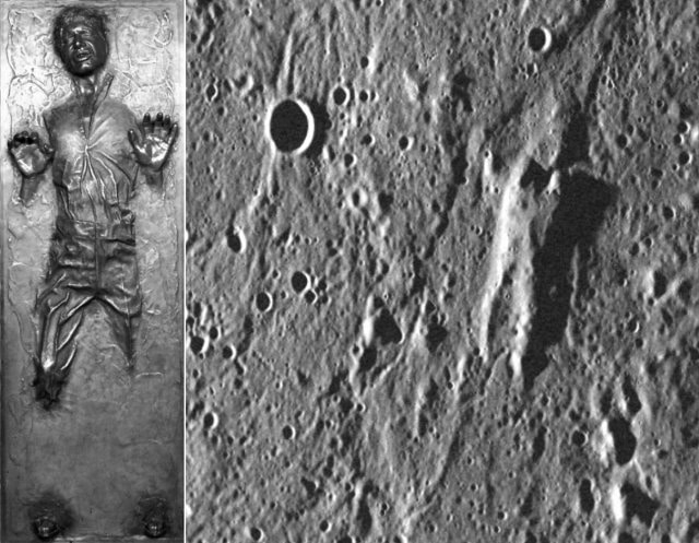 Han Solo In Carbonite Was Found On Planet Mercury (Not Surprising) Han Solo In Carbonite Was Found On Planet Mercury (Not Surprising)