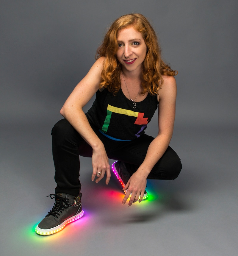 DIY High Tech Rainbow Kicks: The High-Top Sneakers That Light Up DIY High Tech Rainbow Kicks: The High-Top Sneakers That Light Up