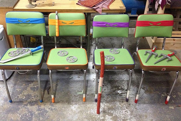 Custom Made Teenage Mutant Ninja Turtles Chairs You’d Want To Sit On