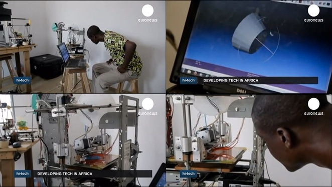 World’s First 3D Printer Built From E-Waste And Scraps