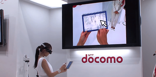 Docomo Unveils Heads Up Display That Turns Anything Into A Tablet Docomo Unveils Heads Up Display That Turns Anything Into A Tablet