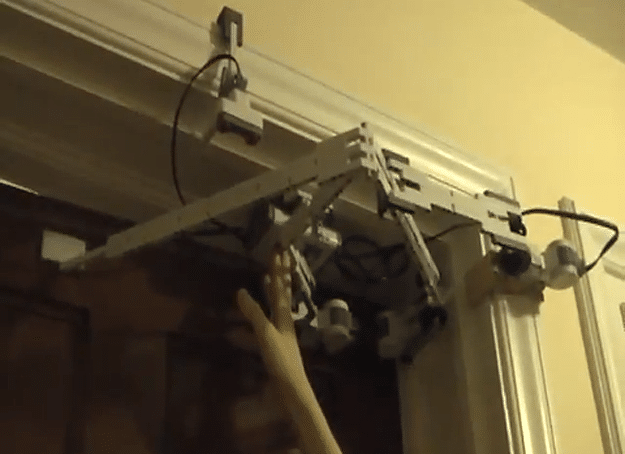 Kid Builds Stunning Automatic Door Opener Using LEGO Mindstorms NXT Kid Builds Stunning Automatic Door Opener Using LEGO Mindstorms NXT