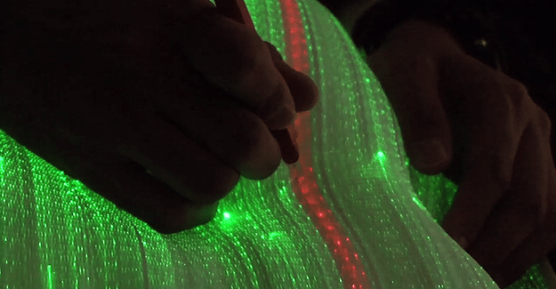 LightCloth: The Future Of Fashion Is Optic Fiber Interactive Cloth