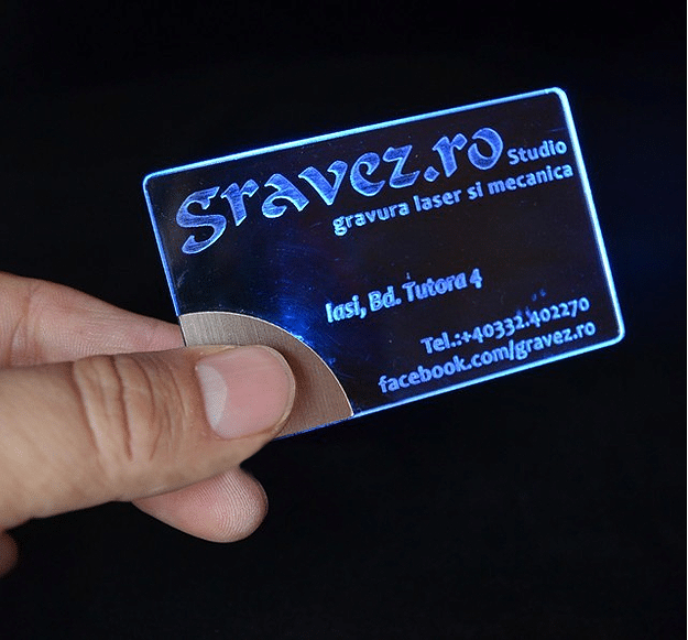 Transparent LED-Lit Business Card Should Make People Remember You