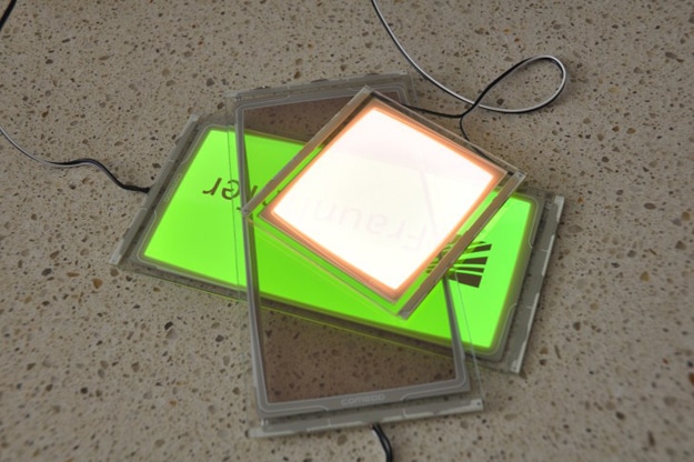 Fraunhofer Presents Transparent Wall Glass Light Panels