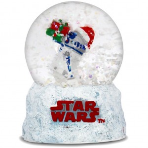 r2d2 star wars snow globe