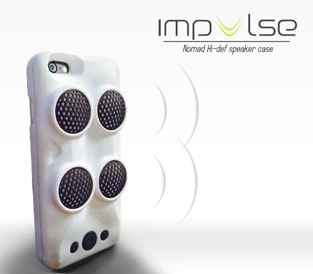 Impulse Case Adds Insane Speakers To Your iPhone 6 Impulse Case Adds Insane Speakers To Your iPhone 6