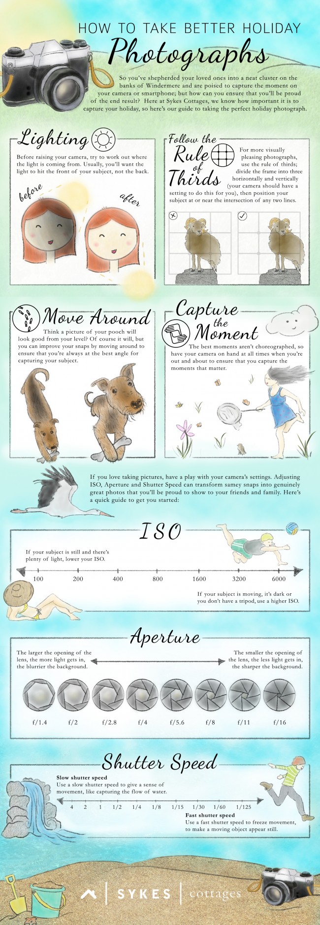 How To Take Better Pictures On Your Holiday [Infographic]